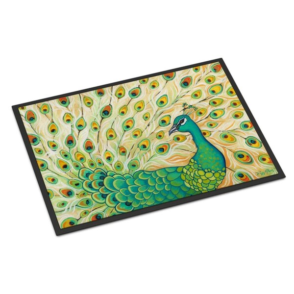Carolines Treasures 18 x 27 in. Pretty Pretty Peacock Indoor or Outdoor Mat PPD3021MAT - main